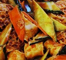 Juice-Infused Lotus Root Noodles