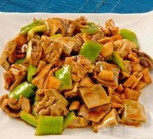 Stir-fried Bell Pepper with Pig's Tripe