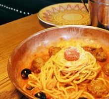 Tomato Meatball Pasta