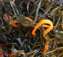 Thin seaweed strips
