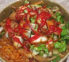 Tomato Roast Meat Rice Bowl