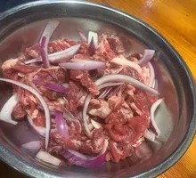 Family-style Lamb Salad