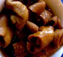 Stir-fried Intestines with Soy Sauce
