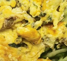 Scrambled Eggs with Green Onions