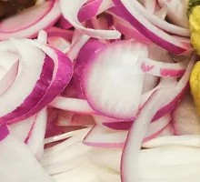 Shredded onions