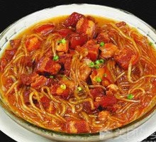 Braised Pork with Glass Noodles