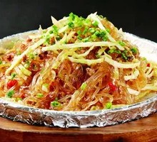 Bean Sprout Stir-fried Glass Noodles