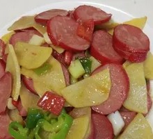 Sausage and Potato Rice Bowl