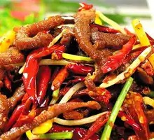 Dry-Fried Beef Strips