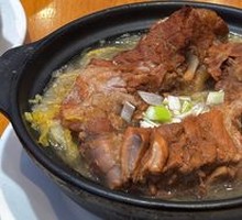 Pork Rib Sour Cabbage Noodle Pot