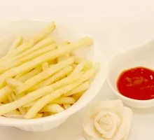 French Fries with Tomato Ketchup