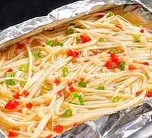 Aluminum Foil Golden Needle Mushroom