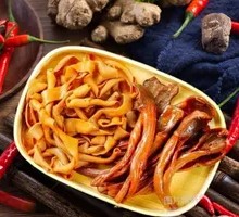 Spicy Duck Intestine and Duck Esophagus Mix