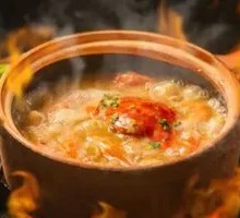 Golden Shrimp and Crab Rice Porridge