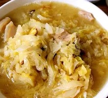 Bone Soup with Pickled Cabbage