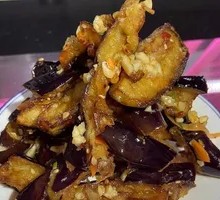 Garlic Eggplant Strips