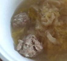 Sour Cabbage Meatball Pot