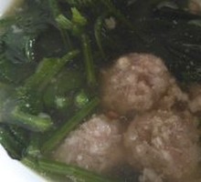 Spinach Meatball Pot