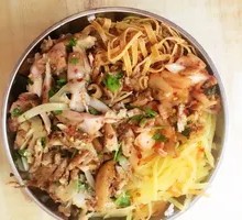 Spicy Pickled Radish and Potato Shreds with Dried Tofu