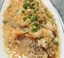 Garlic Steamed Prawns