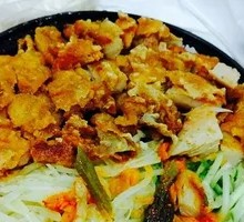 Honey Glazed Crispy Chicken Rice