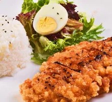 Sour Tomato Crispy Chicken Rice
