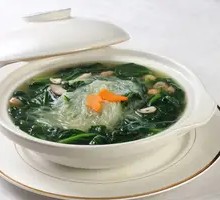 Shrimp and Spinach Noodles