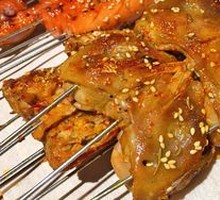 Grilled Chicken Heads
