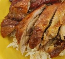 Char Siu and Roast Duck Rice