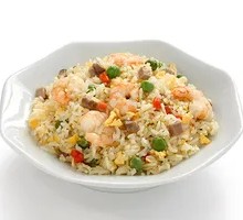 Minced Pork and Shrimp Fried Rice with Sour Beans
