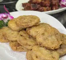 Crispy Stuffed Lotus Root Pockets