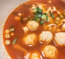 Tomato Meatball Noodles