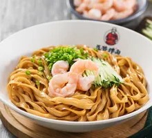 Shrimp and Scallion Oil Noodles
