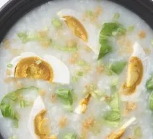 Salted Egg Rice Porridge