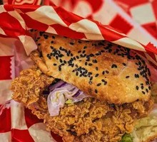 Spicy Chicken Leg Burger