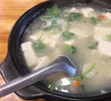 Shaped Pork and Tofu Stew