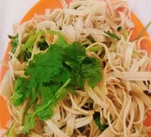 Tofu Skin and Coriander Salad