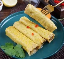 Stuffed Tofu Skin Rolls