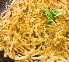 Grilled Enoki Mushrooms