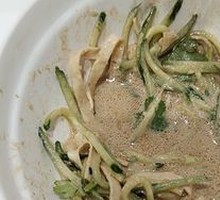 Cucumber Tofu Skin Salad