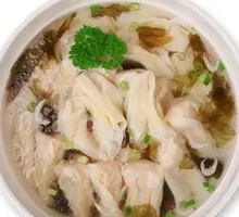 Dumplings with Nori and Shrimp Paste for Breakfast