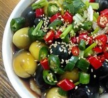 Spiced Century Egg Salad