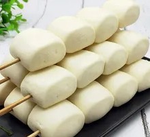 Fried Steamed Bun Skewers
