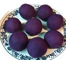 Fried Purple Sweet Potato Balls