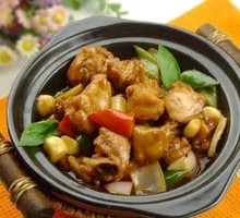 Stewed Chicken with Brown Sauce