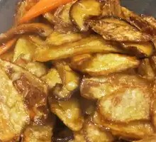 Braised Lotus Root with Mushrooms