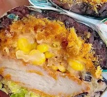 奥尔良鸡排饭团