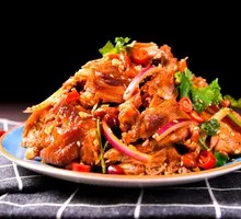 Spicy Chicken Frame Salad