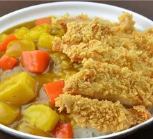 Crispy Curry Chicken Rice Bowl