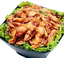 Honey Glazed BBQ Rice Bowl